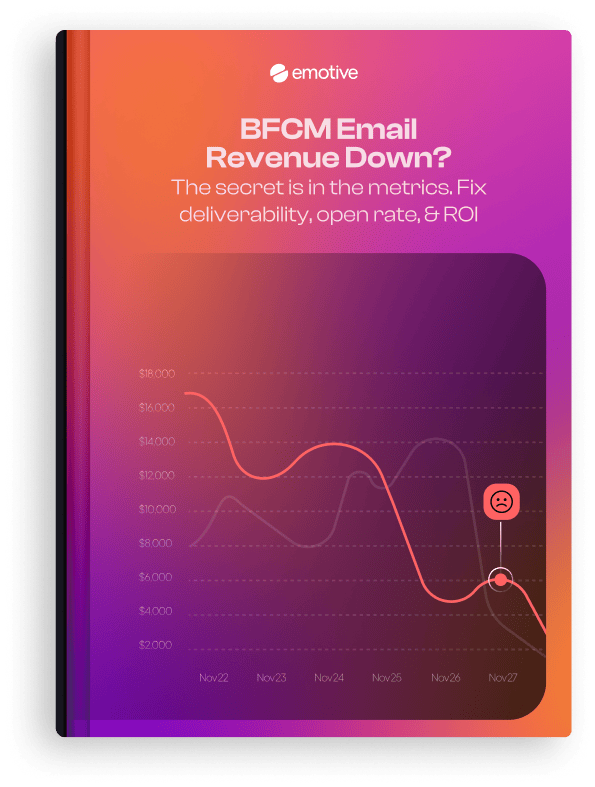 BFCM Email Revenue Down? The secret is in the metrics. Featured Image