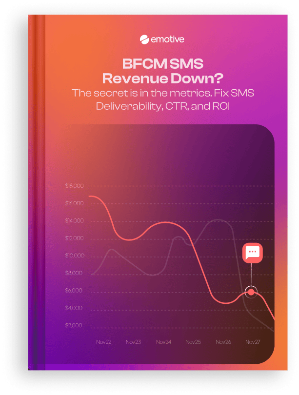 BFCM SMS Revenue Down? The secret is in the metrics. Featured Image
