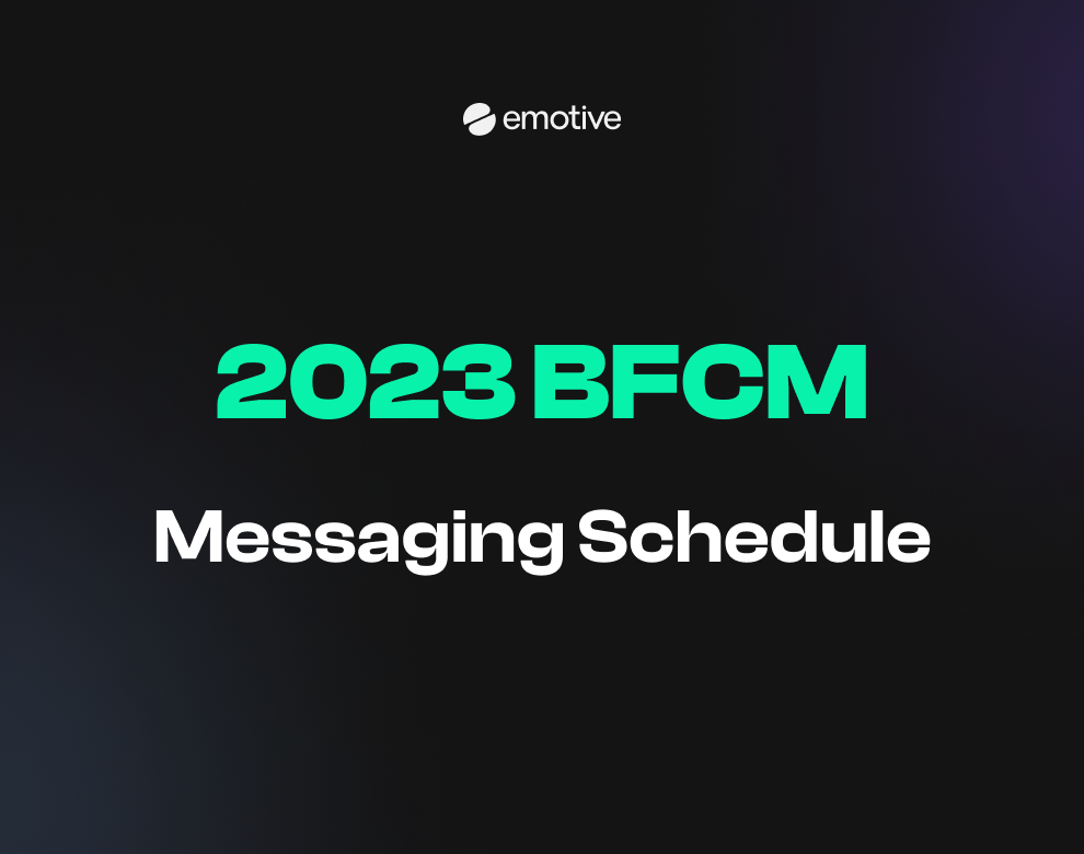 2023 BFCM Messaging Schedule Featured Image